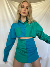 Load image into Gallery viewer, Turquoise Shirt Set